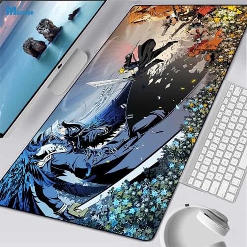 Final Fantasy Art Oversized Mouse Pad Gamer Accessories Mouse Pad Anime Mouse Pad Xxl Wrist Rest Desk Pad Pad Mouse Rubber Pad