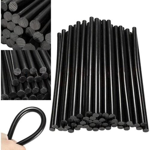 10pcs 7mmx190mm Hot-melt Glue Gun Repair Alloy Accessories Transparent Hot-melt Gun Glue Sticks Gun Adhesive DIY Tools