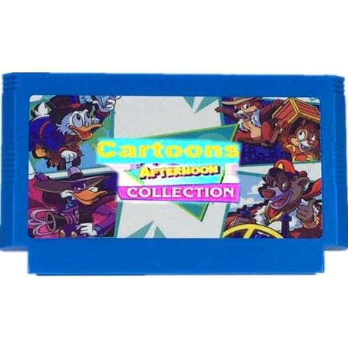 THE AFTERNOON CARTOONS COLLECTION 117 in 1 Game Cartridge for 8 bit game cartridge 60pins game cartridge