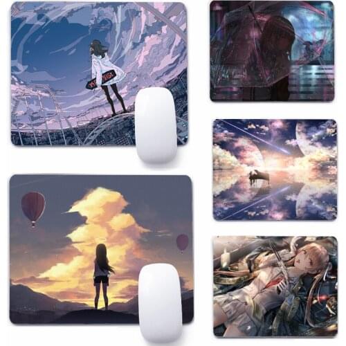 Anime Landscape Art Mouse Pad Deskpad Gaming Writing Desk Mat Keyboard Mats For Office Home Computer Mousepad