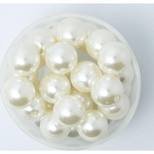 High Quality 10-1000Pcs/lot Round ABS Cheap Shape Imitation Pearls Ivory Beads Handmade DIY Bracelet Jewelry Accessories Making