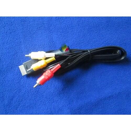 New 1.8M RCA TV Cable AV Lead Sound Video for Sony PS2 3 TV AV Video-Audio Cable Cord For Playstation 2 3 Special Price