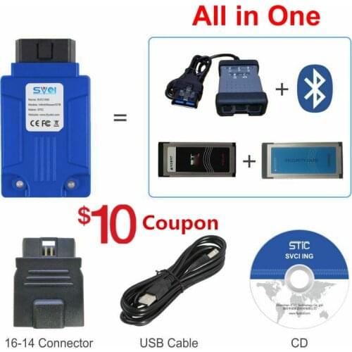 New Update SVCI ING Bluetooth OBD2 Car Automotive Scanner for Nissan Consult 3 Plus Car Immo Key Programming Diagnostic Tool