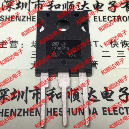 Original New / 2pcs / STW42N65M5 42N65M5 TO-247 600V 42A