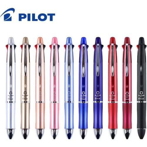 Pilot Dr.Grip 4+1 Multi-Function Pen Ballpoint Pen 0.5/0.7mm + 1 Mechanical Pencil 0.5mm BKHDF-1SR Replaceable Refill BVRF-8EF/F