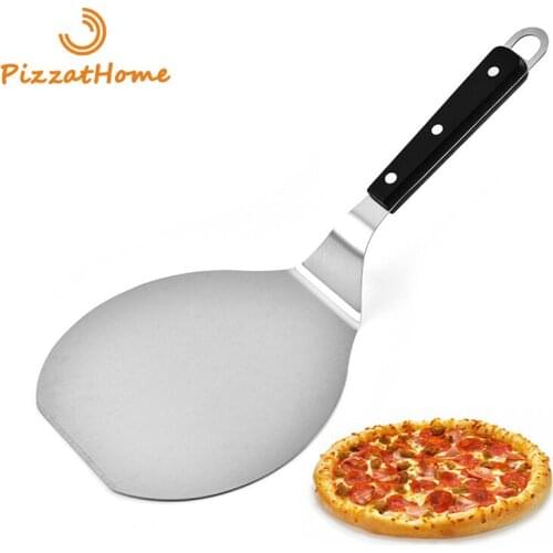 PizzAtHome 6.5x12 Inch Cake Shovel Stainless Steel Pizza Peel bevelled Pizza Shovel Pizza Peel Paddle Short Shovel Pizza Tools