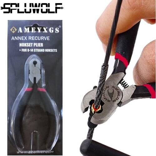 Archery Bow and Arrows Acceccories Bowstring Nock Point Tongs D Loop Pliers Tuning Tool Kit