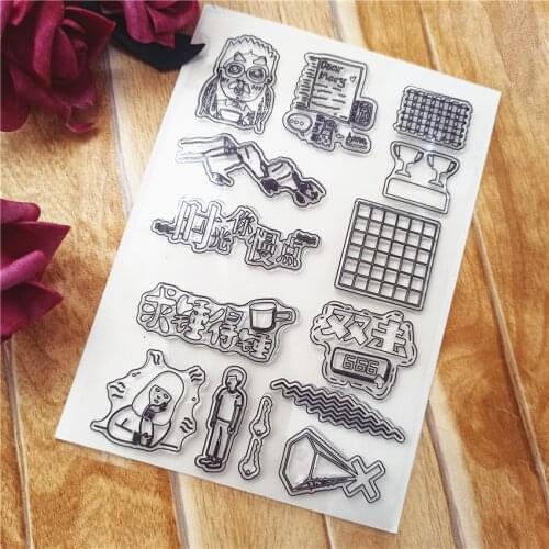11*16CM Hot sale feather Clear Stamps / Silicone Seals Roller Stamp for DIY scrapbooking photo album/Card Making