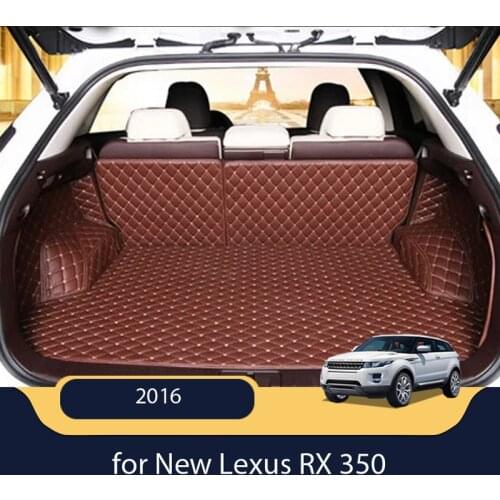 Full surrounded Special car trunk mats for New Lexus RX 350 2016 waterproof durable carpet liner for Lexus RX350 2016