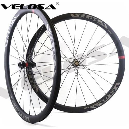 T800 super light Velosa CX30SL Road Disc Brake carbon wheels,30mm clincher/tubular,700C cyclocross Gravel wheel,tubeless ready