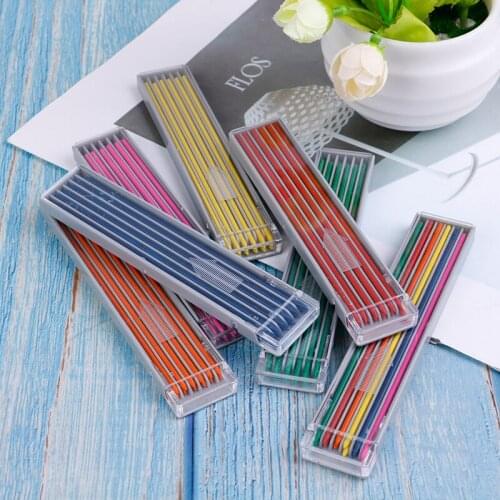 Thick Pencil Core Colored Automatic Drawing 2mm Core Cute Mechanical Pencil Lead Color Mechanic Pencil Automatic Pencil Lead