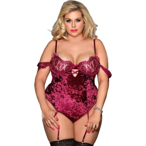 Top Fashion Sexy Lingerie Cozy One Piece Dress Garter High Quality Jumpsuits Large Size Intimates Nightdress