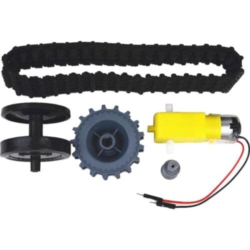 Smart Tank DIY Parts Tank Track Conveyor Belt TT Motor Drive Wheels Accessories drowship