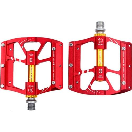 Bicycle pedal 3 sealed bearing pedal mountain bike road bike ultra light aluminum alloy non-slip pedal bicycle accessories