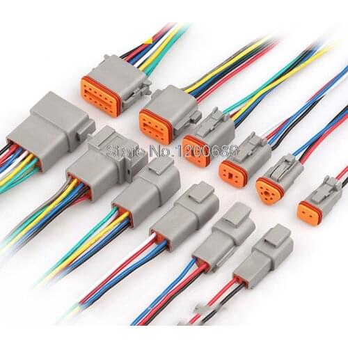20CM Deutsch DT 2 3 4 6 8 12 Pin Waterproof Electrical Wire Connector plug Kit WIRE HARNESS