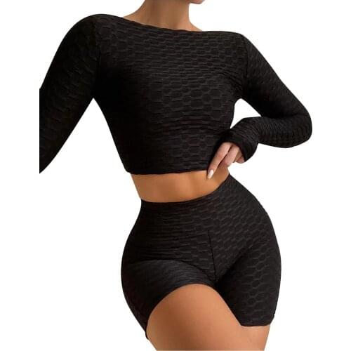 Cropped Top And Shorts Womens Sets Womens Suit 2021 Summer Two Piece Set Fashion Casual Female Sets 2 Pcs Комплекты Одежды