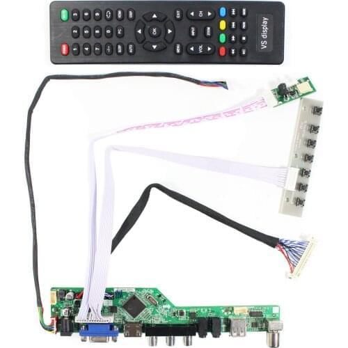 Fit To 19" LQ190E1LW61 1280x1024 LCD Screen HD MI VGA AV USB RF LCD Controller