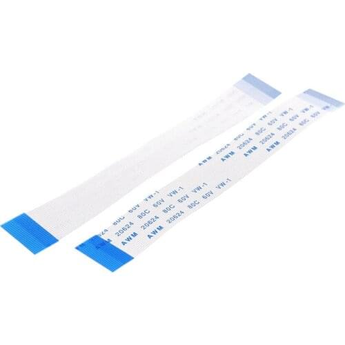 10pcs 26 Pin FPC / FFC Flexible Flat Cable 26 PIN 0.5 mm pitch Step Reverse Side Opposite Contact 60 80 100 150 200 300mm Length