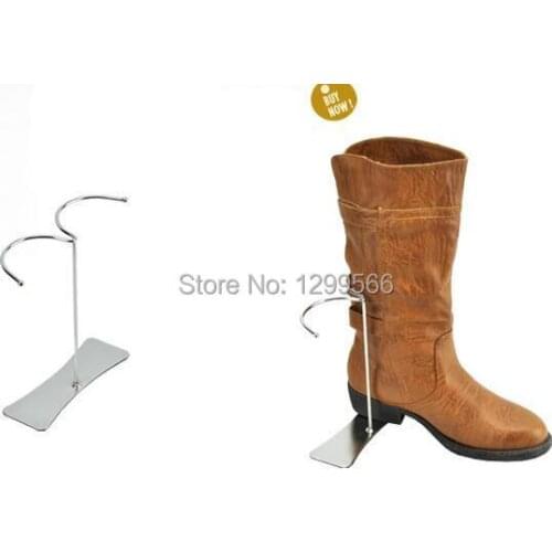 10pcs Free shipping hot sale fashion boots display stand matel high boots snow boots purse Shoe display stand holder rack