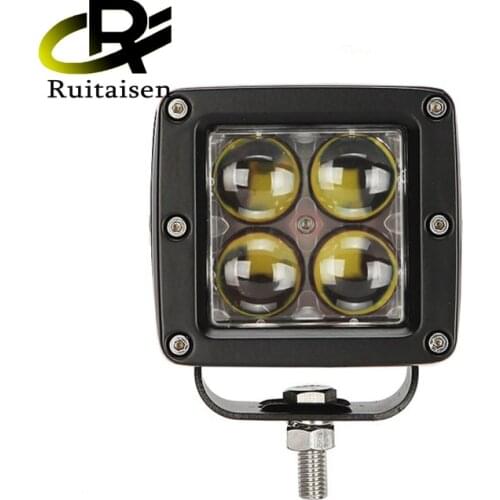 12W 3 inch square Cube pod Led work Light Spot light For Автомобильные лампы Off Road Driving Fog lamp External Lights lamps