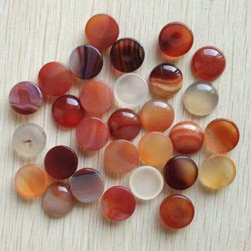 2016 fashion high quality 16mm natural red onyx round CAB CABOCHON stone beads for jewelry Accessories wholesale 50pcs/lot free