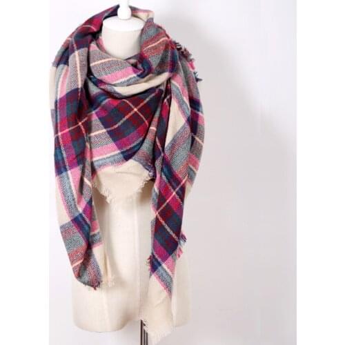 2016 New Brand Womens Scarf Autumn and winter warm Cashmere Shawl Blankets Fashion Pashmina Oversized Square Winter Scarves