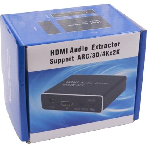 Banggood UC20 4Kx2K HDMI Audio Extractor Splitter 5.1CH Audio Splitter Support ARC/3D + Optical TOSLINK SPDIF ARC HDMI Converter