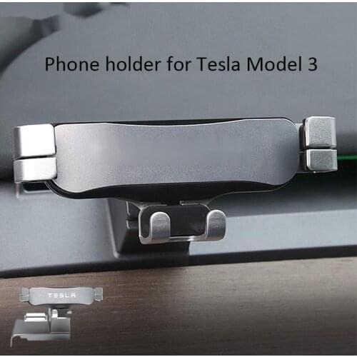 Car Mobile Phone Holder For tesla model 3 2016 2017 2018 2019 2020 Air Outlet Mount GPS Stand Navigation Bracket Car Accessories