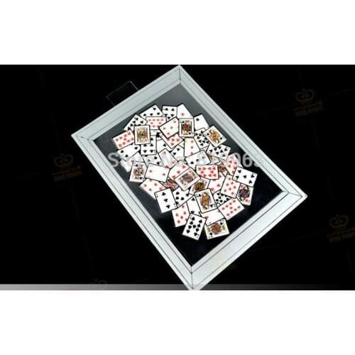 Free Shipping Frame Up/Visual Card Flip-Magic Trick,Accessories,Fire,Mentalism,Stage,Close Up,Comedy,Magia Toys Classic,illusion