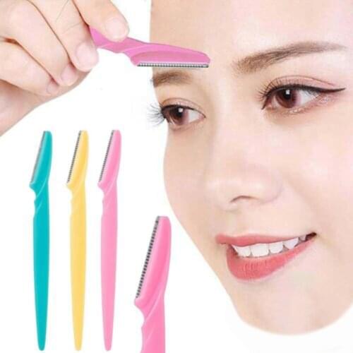 1pcs/3pcs Facial Eyebrow Razor Trimmer Shaper Shaver Blade Knife Hair Remover Tools