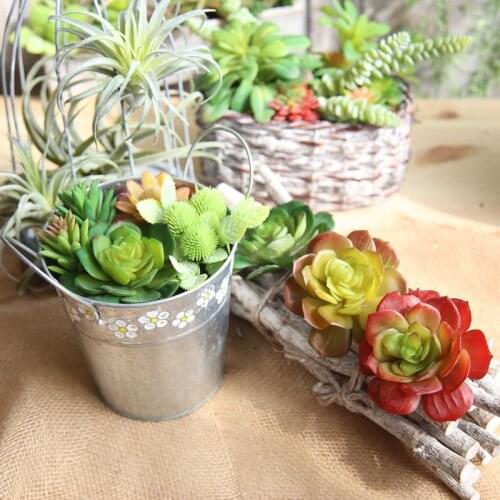 10cm Large Lotus Artificial Succulents Plants Home Garden Wedding Decoration Photography Background Accessories Fake Plants