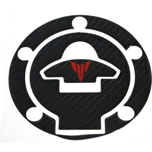 K-SHAROMOTOR K-CGTCP-22 3D Carbon Fiber Tank Gas Cap Pad Filler Cover Sticker Decals Fit YAMAHA MT-25 MT-03