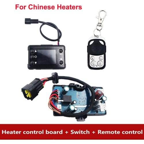 Chinese 2KW 5KW 8KW Parking Heater Control Board + LCD Switch + Remote Control Similar Eberspacher Webasto