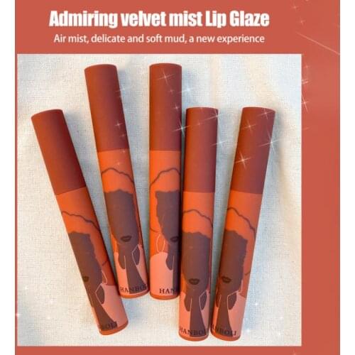 5 Colors Matte Velvet Lip Glaze Waterproof Lasting Moisturizing Not Easy To Fade Lip Gloss Sexy Lip Makeup Cosmetic TSLM1