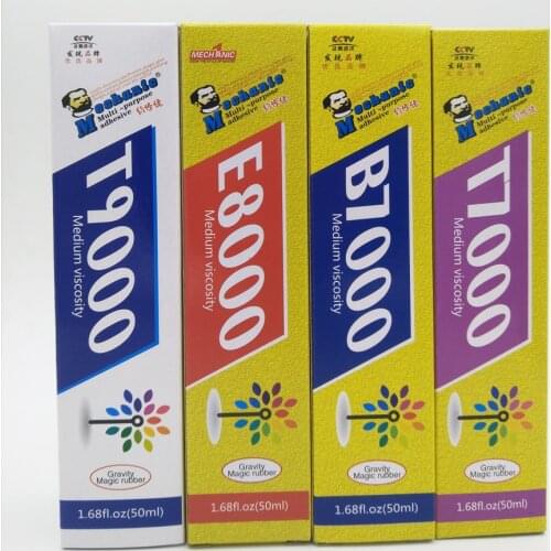MECHANIC T9000 T7000 E8000 B7000 white black Transparent No corrosion Universal glue for Mobile phone frame Handmade Jewelry