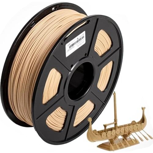 Wooden 3D Printer Filament PLA 1.75mm 1Kg Wood Color 3D Printing Material PLA Light Dark Wooden 3D Pinter Filaments No Bubble