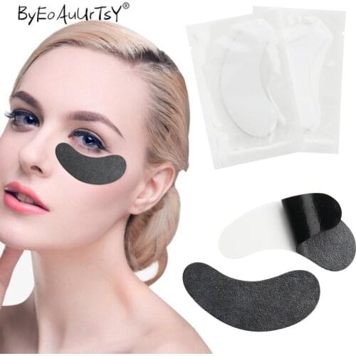 50 pairs Eyelash Patches Pad Lashes Extension Mask Eye Pads Eye Gel Paper Patch Set Cosmetic Makeup Tools Eye Care Paper Patches