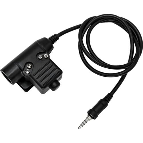 Yaesu Vertex U94 ptt tactical headset adapter plug for Yaesu Vertex VX-6R VX-7R VX6R VX7R FT-270 VX-127 VX-170 walkie talkie