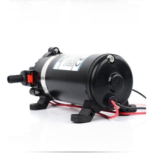 12V 24V DC 126W 9.5m lift 160PSI 11Bar Portable Miniature Electric High Pressure Diaphragm Pump Household Water Pumps