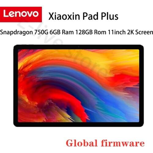 Global firmware Lenovo Xiaoxin Pad Plus Tablet PC Snapdragon 750G Octa-core 6GB 128GB 11 inch 2K Screen Android 11 WiFi 6 GPS