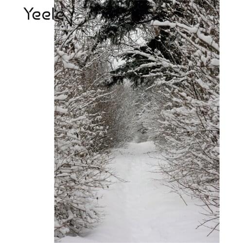 Yeele Christmas Backdrop Photocall Winter Snow Branches Snowfield Background Newborn Baby Party Photography For Photo Studio