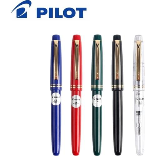 PILOT 78G Pen FP-78G Student Writing Ink Pen Transparent Fine EF / F/M Tip Wannian Gold Ink Gift Pen Writing Painting Tools