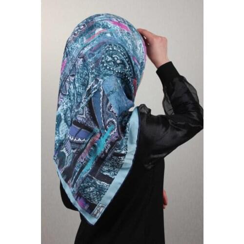 SCARFELLA SOFT HAND DİKİŞLİ SCARF DESEN-44 - RENK-14