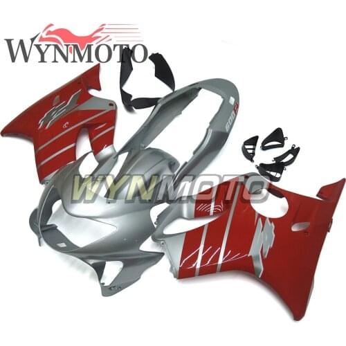 Complete Fairings For Honda CBR600 F4 1999-2000 Year Injection ABS Plastics 99 00 Body Kits Sportbike Body Kits Panels Red Grey