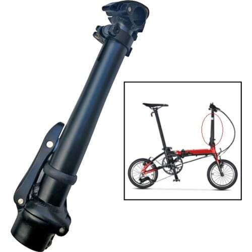 Folding Bike Handlebar Stem Without Teeth Quick Release Bicycle Adjustable Riser