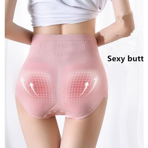 2020 M-XL Size Briefs For Women Underwear High Waist Panties Abdomen Cotton Underpants Solid Breathable Summer Female Intimates