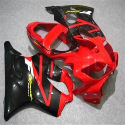 High quality fairings for HONDA CBR 600 F4i 04 05 06 07 red black CBR600 2004-2007 fairing body kit