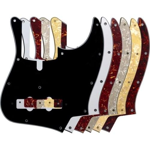 Pleroo Custom Quality Pickguard - For US 11 Holes Atelier Z DAL 5 String Jazz Bass Guitar Pickguard Scratch Plate