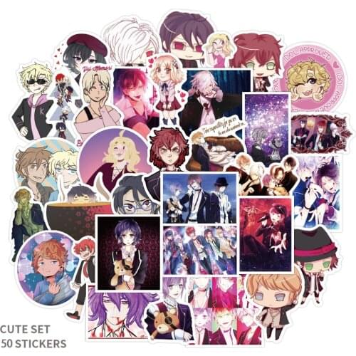 10/30/50PCS Zhang Devil Lovers DIABOLIK LOVERS Japanese Anime Graffiti Suitcase Notes Scooter Waterproof Sticker Wholesale
