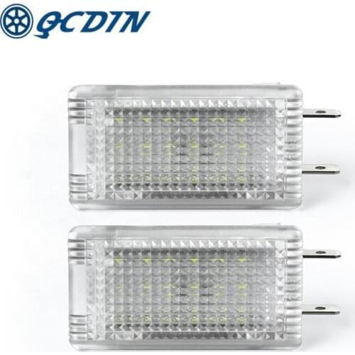 2PCS 18SMD For Benz Class Led Courtesy Light For Mercedes Benz W210 E Class Viano Vito White 12V Car Welcome Lights